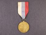 Medaile Na paměť 10 let trvání ČSL republiky, původní stuha
