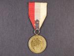 Medaile Na paměť 10 let trvání ČSL republiky, původní stuha