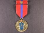 Medaile Za příkladnou práci v SPO ČSSR, se značkou výrobce MK na rubu