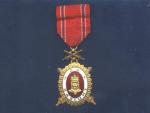 Diplomový odznak krále Karla IV , vojenská skupina, důstojnický stupeň I.třídy