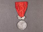 Medaile - Za zásluhy o obranu vlasti - ČSR, punc Ag, ryzostní značka 900, značka výrobce Zukov