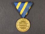 Medaile Za zvláštní službu Zemského veteránského spolku Dolní Rakousko zlatá