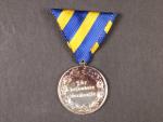 Medaile Za zvláštní službu Zemského veteránského spolku Dolní Rakousko stříbrná