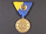 Medaile Zemského veteránského spolku Dolní Rakousko za 60 let