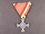 Železný Záslužný kříž, zinek, původní vojenská stuha