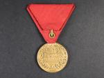 Vojenská jubilejní pam. medaile z r.1898, zlacený bronz
