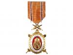 Diplomový čestný odznak krále Karla IV., Důstojnický stupeň za vojenské zásluhy, 1. třída, typ 1937-1939