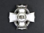 Válečný kříž Za občanské zásluhy III. třídy, punc Ag, značka výrobce R (Rozet & Fischmeister)