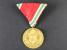 BULHARSKO - Pamětní medaile na I. sv. válku, původní stuha