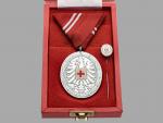 Stříbrná záslužná medaile o Rakouský Červený kříž + originální etue