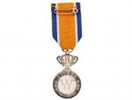 Řád Oranžsko-nassavský, stříbrná medaile, civilní skupina, na hraně punc Ag