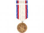 Medaile - Za upevňování přátelství ve zbrani III. třída, etue