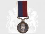 Medaile Royal Air Force za dlouhou službu a dobré chování, období 1952-1979, na htaně opis 641257 Sgt. W.PLUMMER. R.A.F., hranka