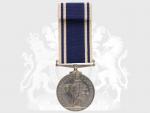 Medaile za příkladnou službu u policie, na hraně opis INSPR. ARTHUR ROGERS