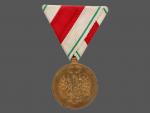 Tyrolská pamětní medaile na I. sv. válku z r. 1928, původní stuha