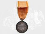 Stříbrná medaile za statečnost, 1. třídy, 5. vydání 1849-1859 F.J.I.