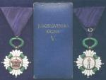 Řád Jugoslávské koruny V.tř. (orig. etue)