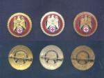 Odznaky červeného kříže za 20, 10 a 5 let vzorné služby