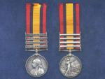 Pamětní medaile na válečné tažení v jižní africe 1899 - 1902 se čtyřmi štítky