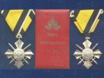 Královský řád za vojenské zásluhy, kříž za vojenské zásluhy (VI.tř.) + etue