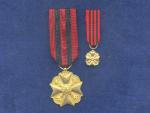 Medaile za dlouholetou službu 1.tř. + miniatura