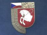 Odznak na chladič ČS autoklubu Pardubice 90 x 70 mm