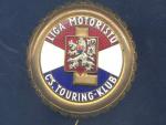 Odznak na chladič Ligy motoristů č.113, průměr 90 mm