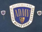 Odznak na chladič Autoklubu NDR 70 x 75 mm + 2 odznaky