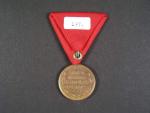 Pamětní medaile na oslavy 75 let F.J.I. bronz, novodobá stuha