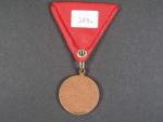 Pamětní medaile na císařské manévry konané u Velkého Meziříčí 1909, novodobá stuha