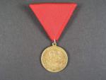 Pamětní medaile na císařské manévry konané v Hornu v Dolním Rakousku 1901, novodobá stuha