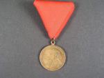 Pamětní veteránská medaile na císařské manévry konané v jižních Uhrách 1912 , novodobá stuha