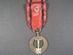 Pamětní medaile čs. armády v zahraničí, Londýnské vydání + miniatura