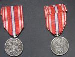 Pamětní odznak pro čs. dobrovolníky z let 1918-1919 - bily kov