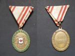 Bronzová čestná medaile za zásluhy o červený kříž s válečnou dekorací