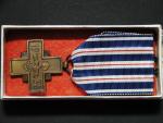 Pamětní odznak SNG - kříž za věrné služby  + dekret