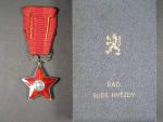 Řád Rudé hvězdy ČSR č.434 + etue a dekret