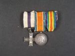 Miniatura válečného kříže 1914 a Pamětní medaile na I. sv. válku