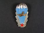 Odznak výsadkového vojska z obdobi 1965-1992 č.39378, první typ