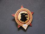 Partyzánský paradesantní odznak brigády Jana Koziny, číslovaný 731, velmi vzácný