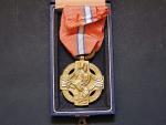 Revoluční medaile, původní etue, prodejní lístek fa Pichl