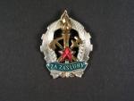 Odznak ČSPO za zásluhy č.8954, originální obal