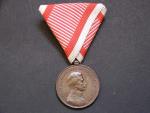 Bronzová medaile za statečnost, vydání 1917 - 1918