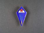 Odznak pro piloty za zakončení výsadkářského výcviku starší provedení od r. 1956 č.4162