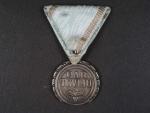 Medaile 2. třídy řádu tří hvězd, stříbro