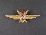 Odznak třídního specialisty letectva 1954-68. Pilot 2tř.