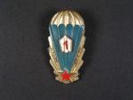 Odznak výsadkového vojska 1. třídy z obdobi 1965-1992 č.13785, první typ