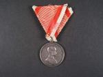 Stříbrná medaile za statečnost, 2. třídy 1914-17, Ag