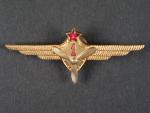 Odznak třídního specialisty letectva 1954-68. Palubní technik 1.tř. č.1210