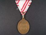 Bronzová čestná medaile za zásluhy o červený kříž, nová stuha